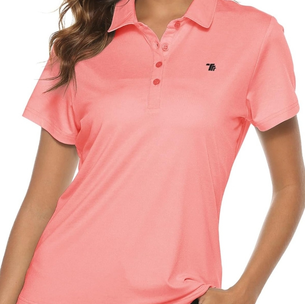 Women's golf shirt.